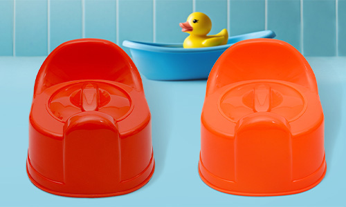 Round potty seat