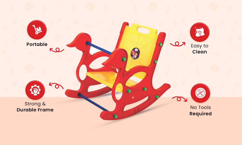 Toy baby rocker
